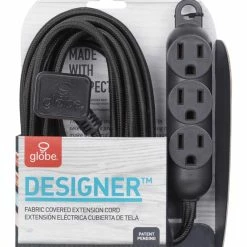 Globe Sales Shop -Globe Sales Shop globe 3 outlet 12 designer extension cord black 580e36c3 552d 4a29 ba35 d2d10dcfe300