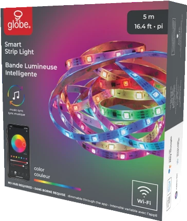 Globe Smart LED Light Strip, 16.4-ft 1 Globe Smart LED Light Strip, 16.4-ft