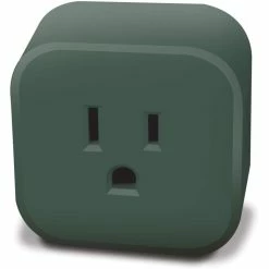 Globe Smart Wifi Outlet Plug, Compatible With Alexa And Google Assistant, Green