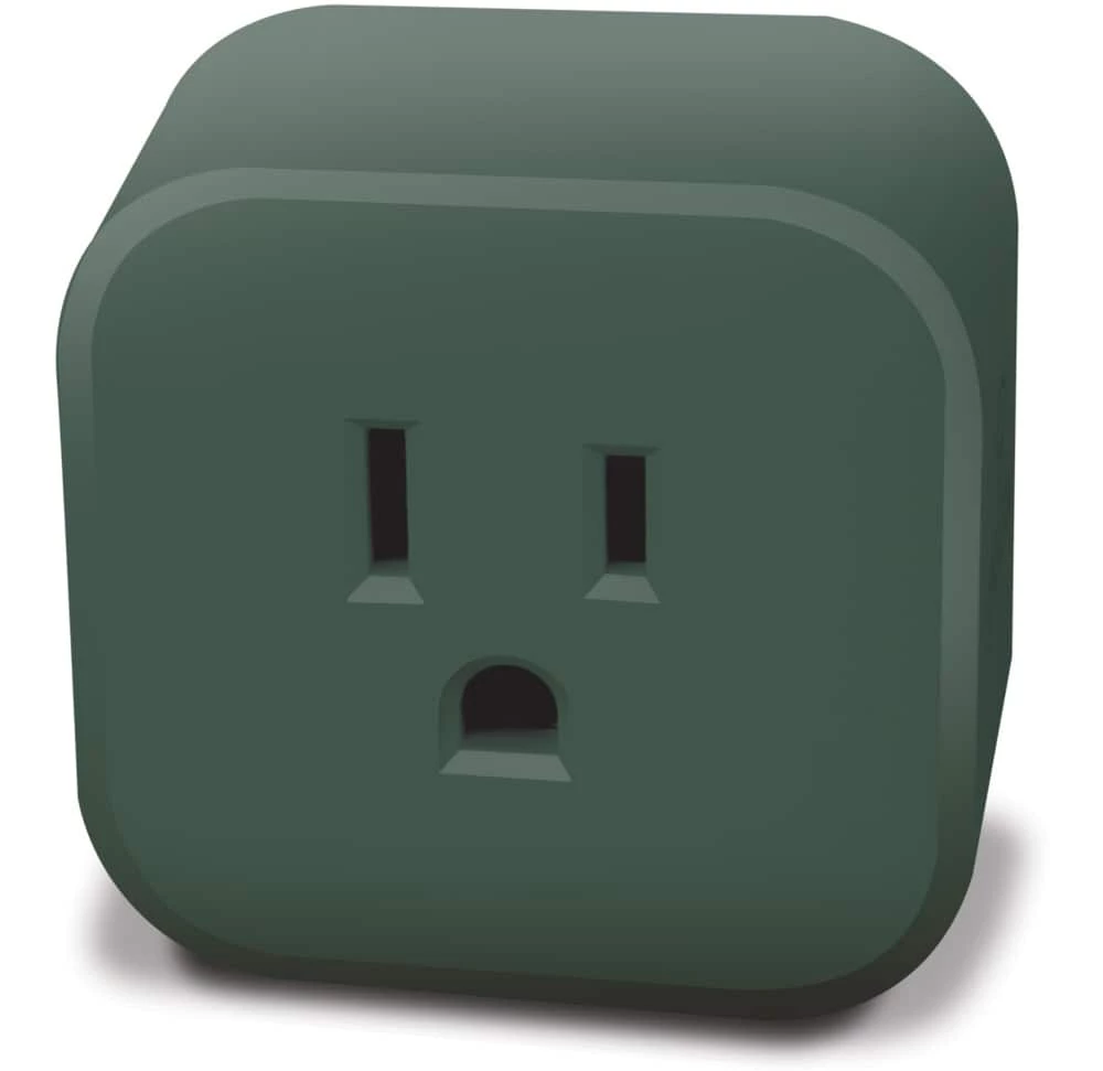 Globe Smart Wifi Outlet Plug, Compatible With Alexa And Google Assistant, Green 1 Globe Smart Wifi Outlet Plug, Compatible With Alexa And Google Assistant, Green