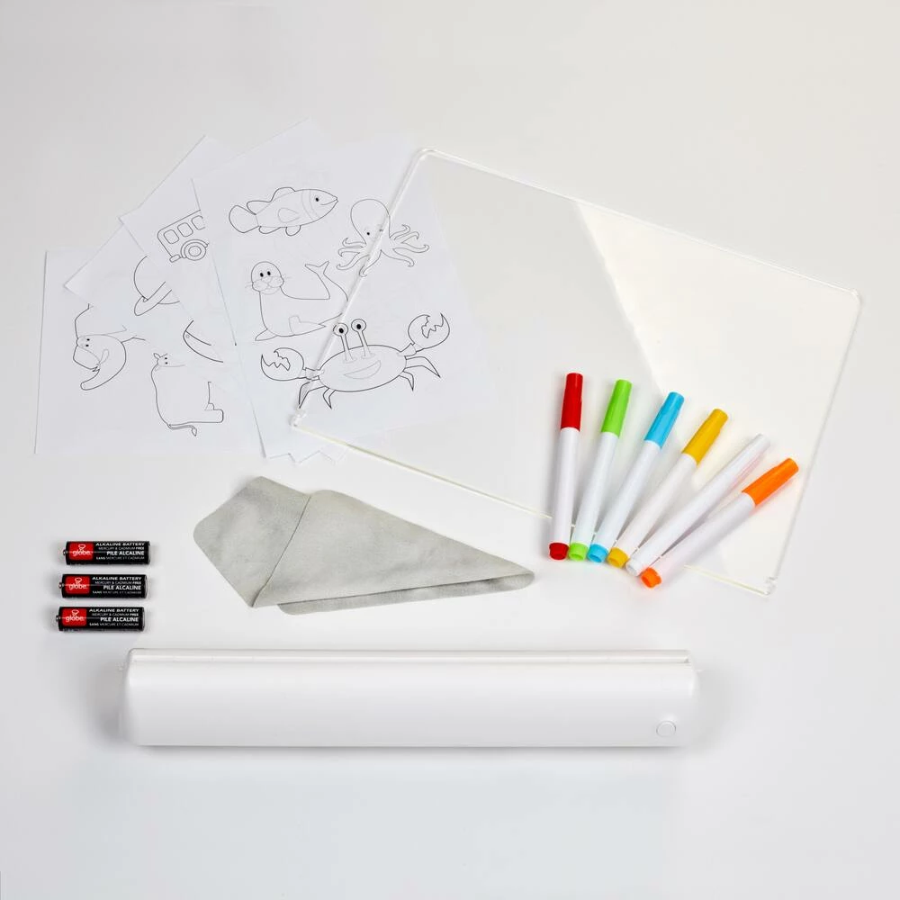 Globe Electric LED Glow Light Board, Multicolour, 32-in X 22-in 3 Globe Electric LED Glow Light Board, Multicolour, 32-in X 22-in - Image 3