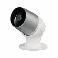 Globe 1080p Indoor And Outdoor Smart Wi-Fi Security Camera With Motion Detection, White