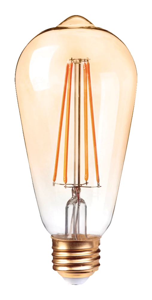 Globe Electric ST19 Vintage Household Dimmable LED Light Bulb, 500 Lumens, 60W 2 Globe Electric ST19 Vintage Household Dimmable LED Light Bulb, 500 Lumens, 60W - Image 2