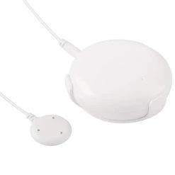 Globe Battery-Operated Smart Wi-Fi Water Leak Sensor, White