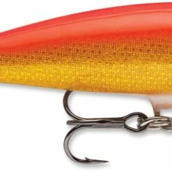 Rapala Original Floater, Gold Fluorescent Red, 2-in